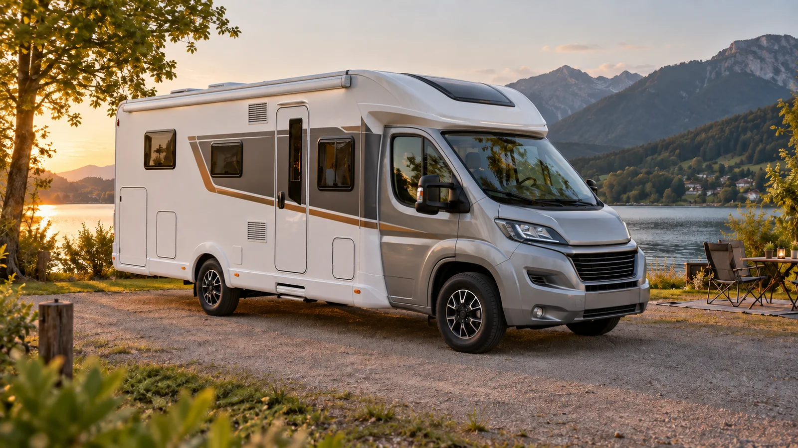 Teilintegriertes Reisemobil